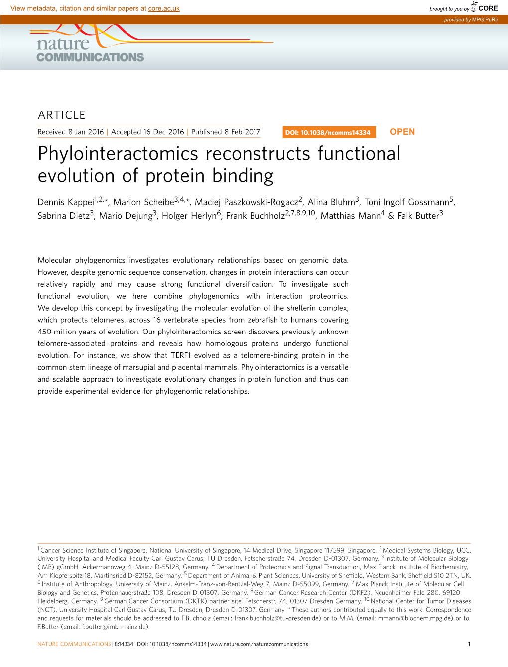 Phylointeractomics Reconstructs Functional Evolution of Protein Binding