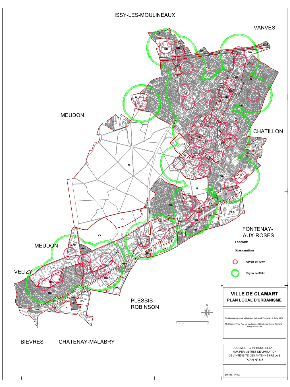 Fontenay- Aux-Roses Vanves Chatenay-Malabry Meudon Meudon Chatillon Issy-Les-Moulineaux Bievres Velizy Plessis- Robinson