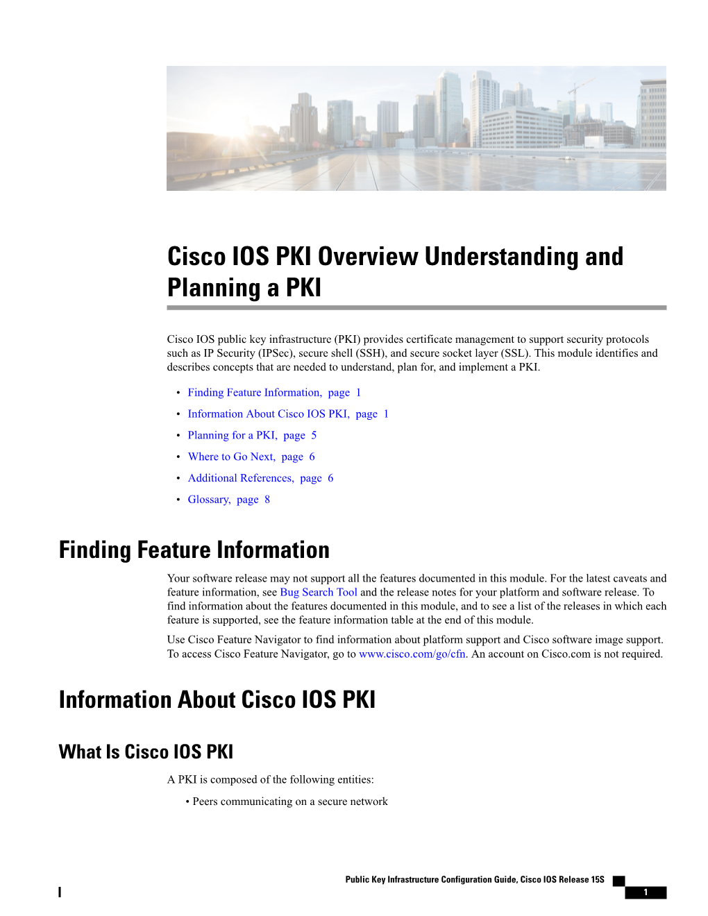 Cisco IOS PKI Overview Understanding and Planning a PKI