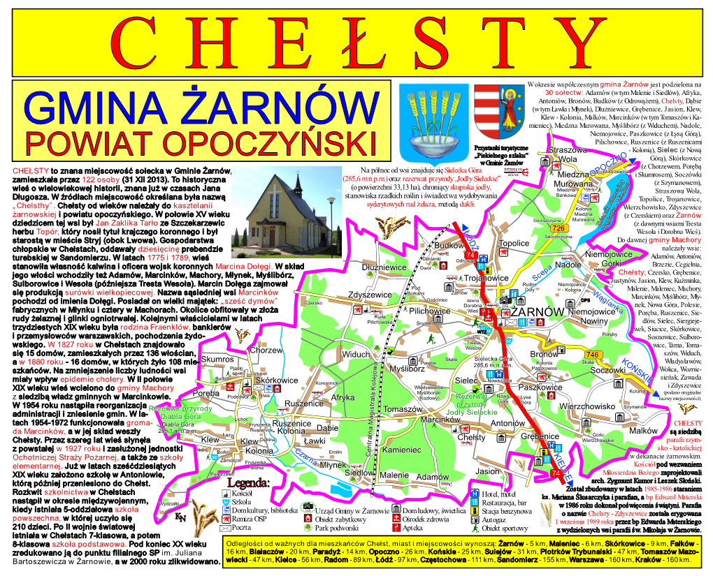 Mapa, Chełsty, Corel 13, 2,1 X