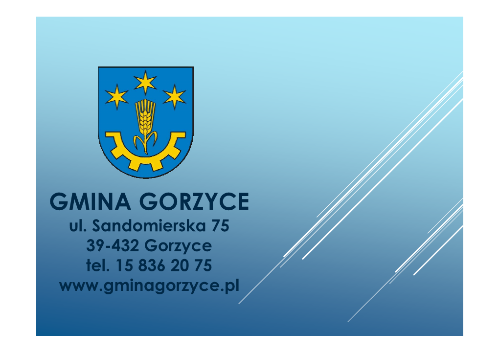 GMINA GORZYCE Ul