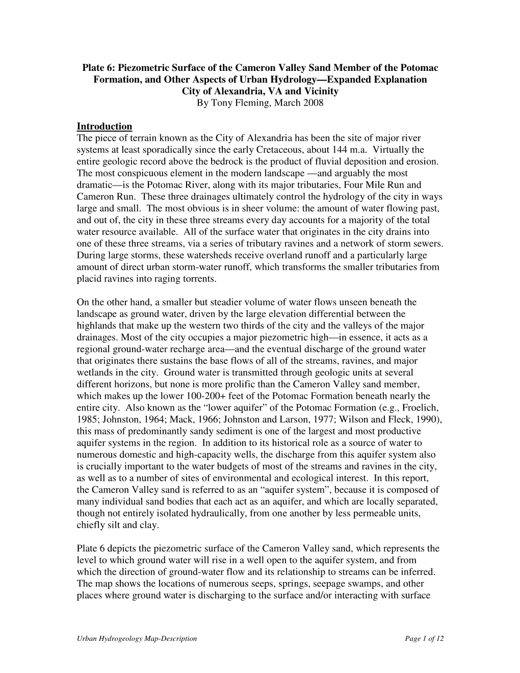 Flora Plate 6 Hydrogeology Expanded Explanation