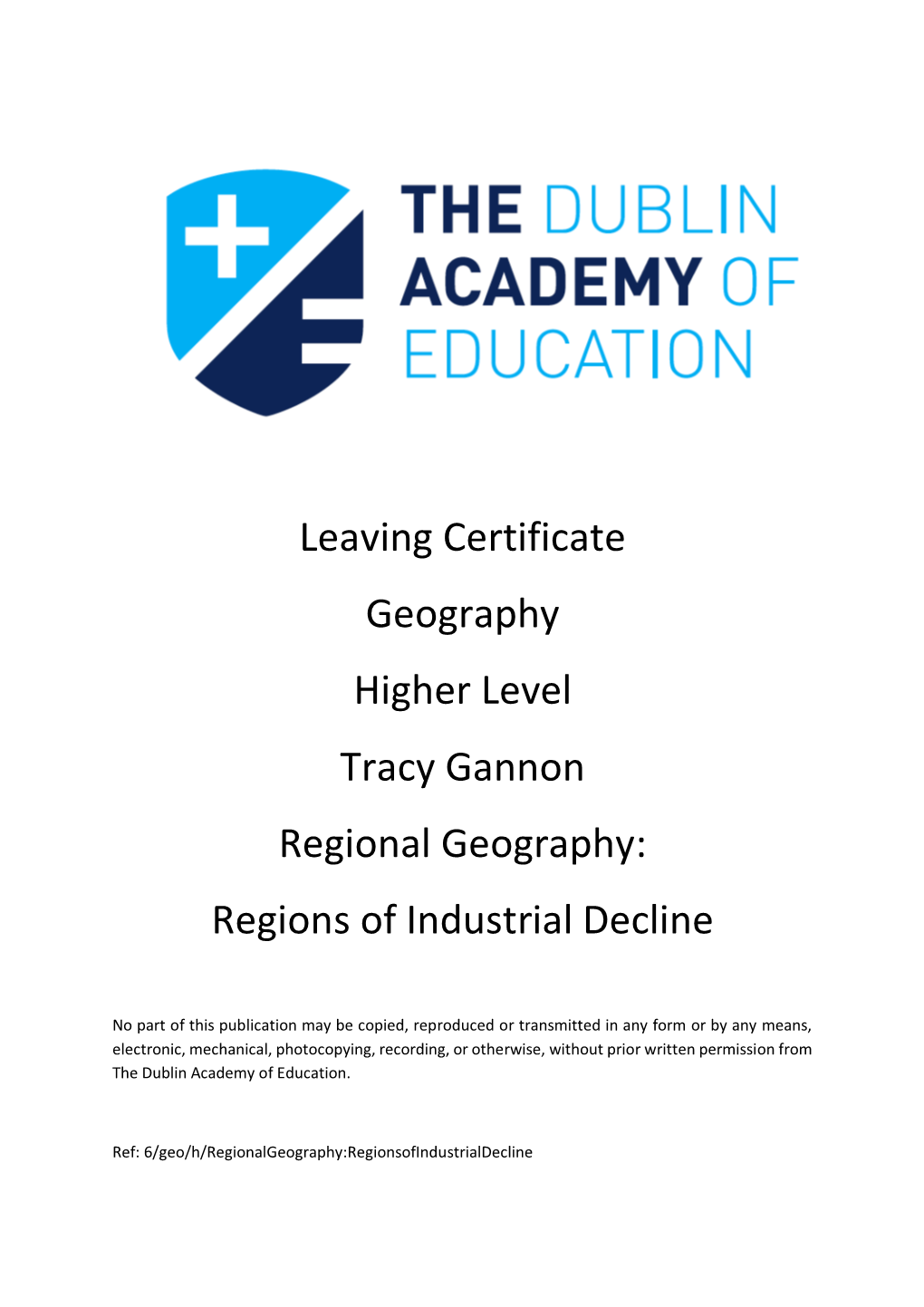 Regions of Industrial Decline