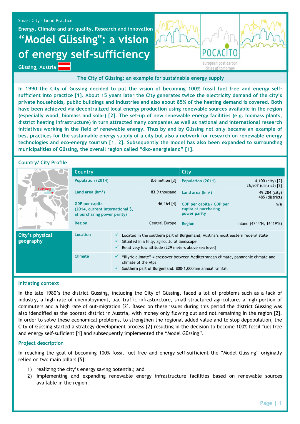 “Model Güssing": a Vision of Energy Self-Sufficiency