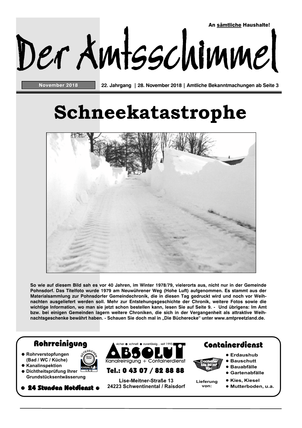 Schneekatastrophe