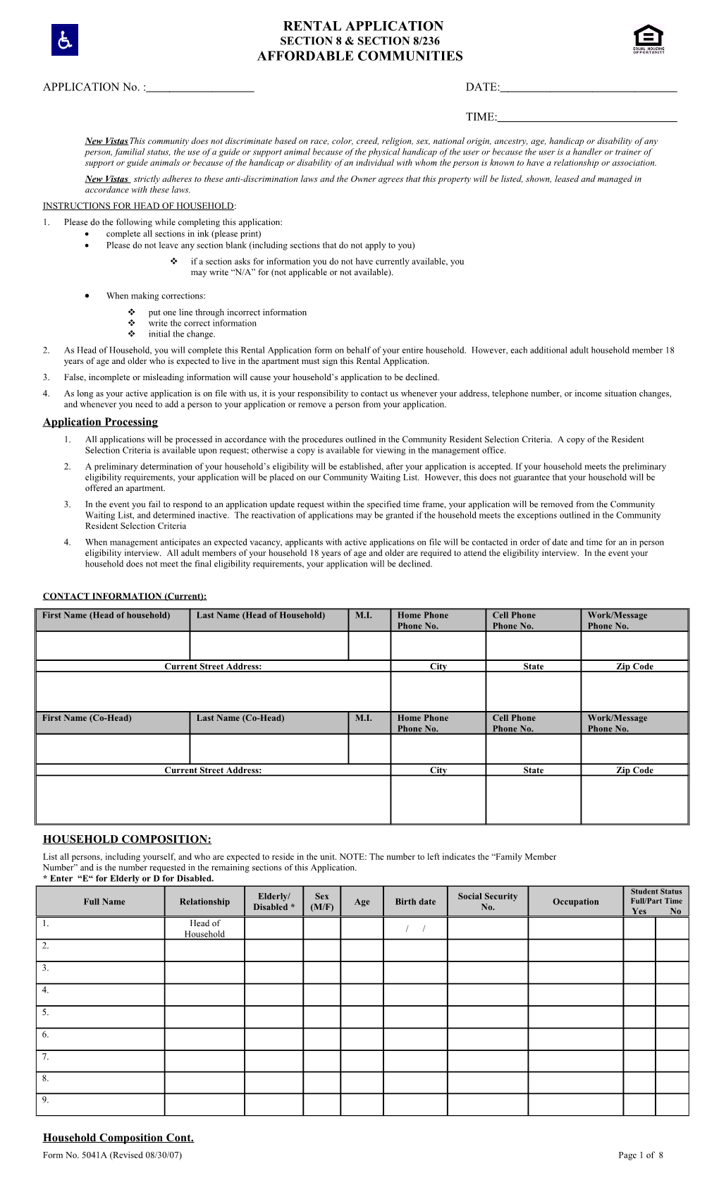 Section 8 & Section 8/236