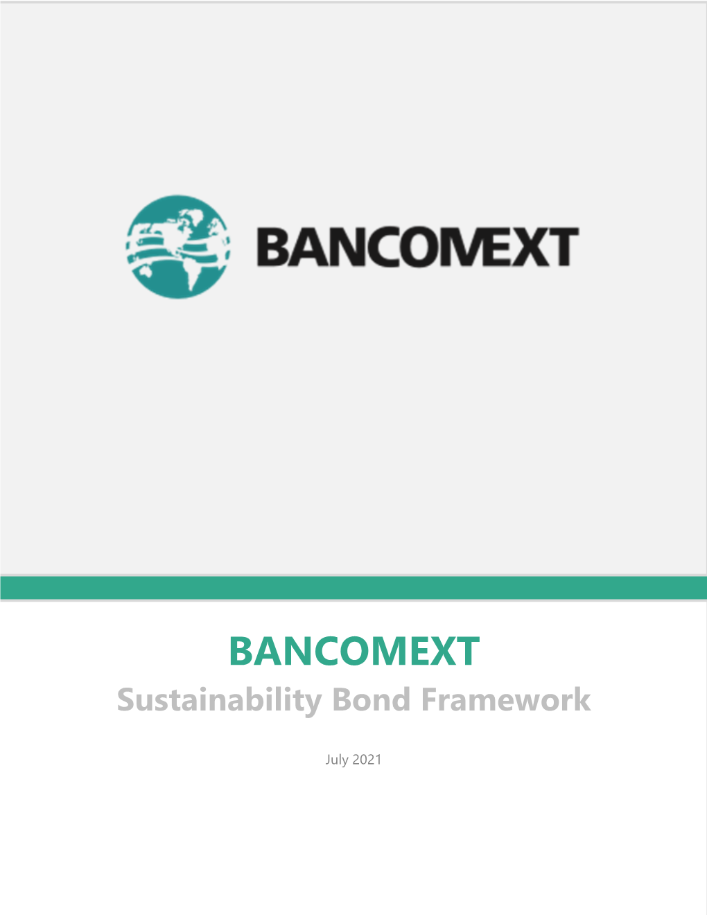 BANCOMEXT Sustainability Bond Framework