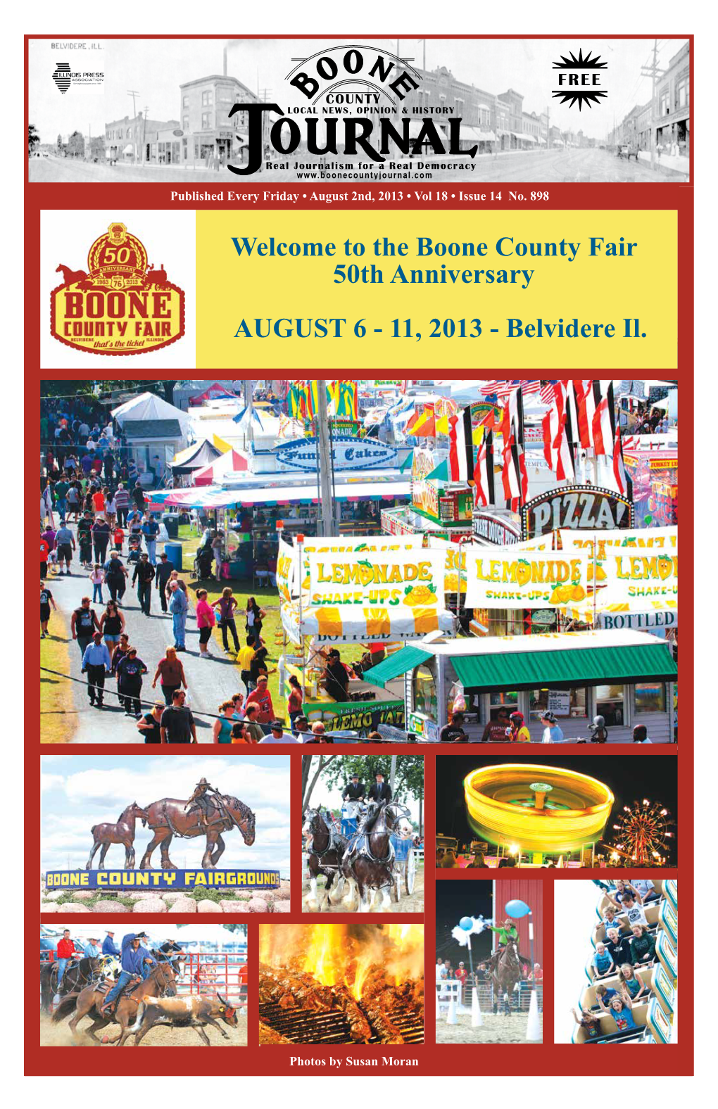 The Boone County Fair 50Th Anniversary AUGUST 6 - 11, 2013 - Belvidere Il