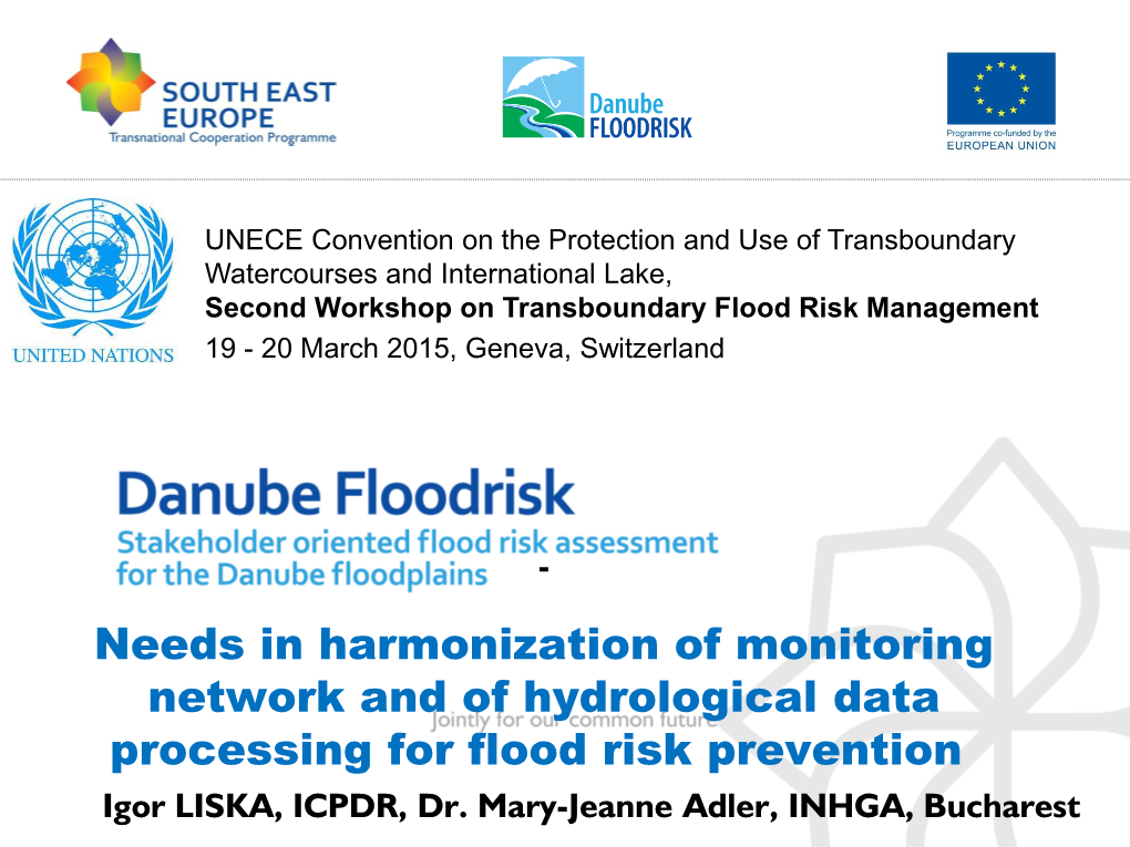 Maps of Flooded Areas