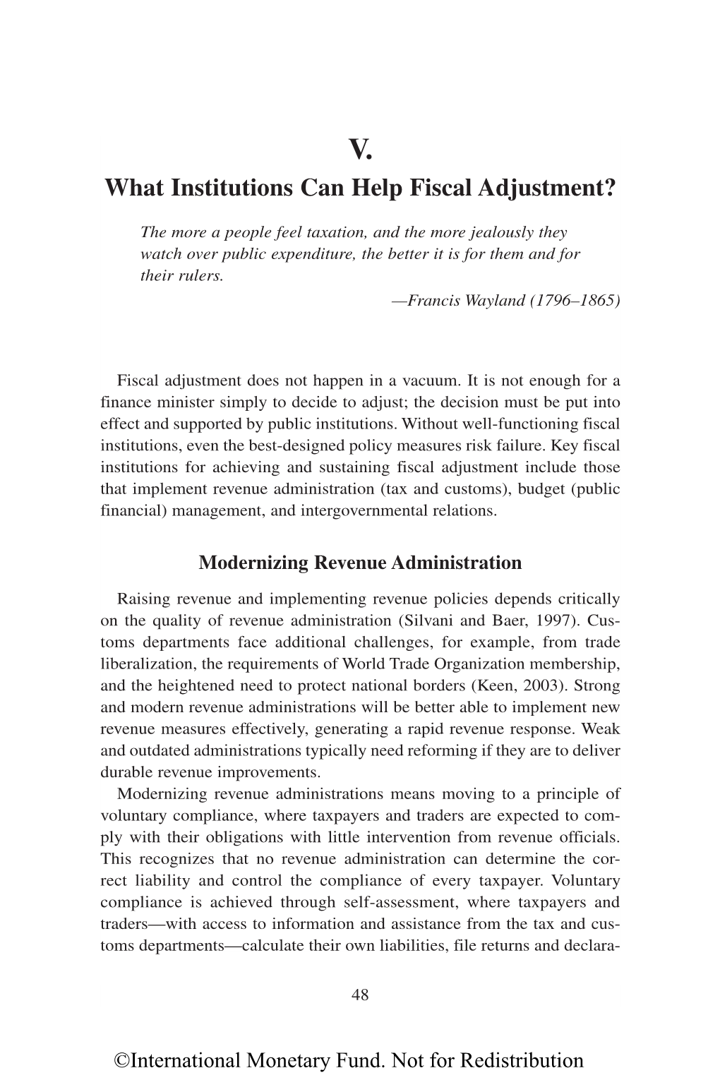 What Institutions Can Help Fiscal Adjustment?