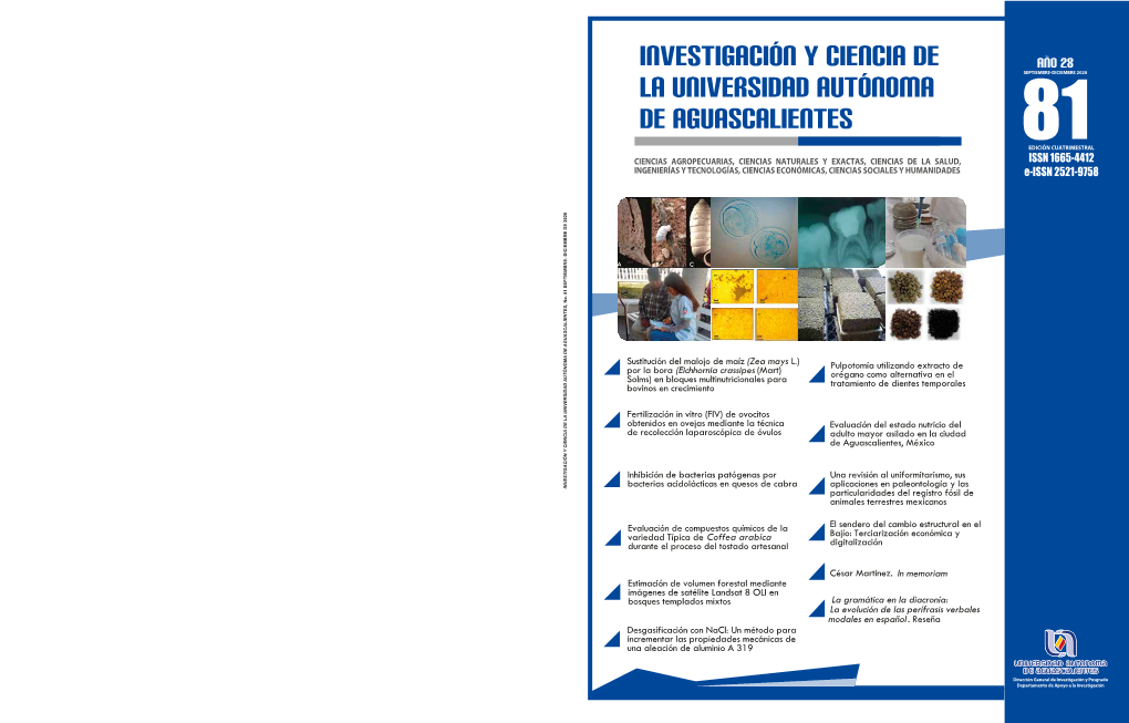 Investigación Y Ciencia De La Universidad Autónoma De Aguascalientes