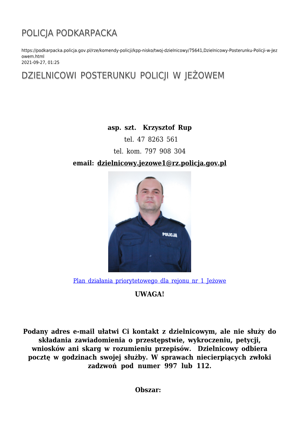 Policja Podkarpacka
