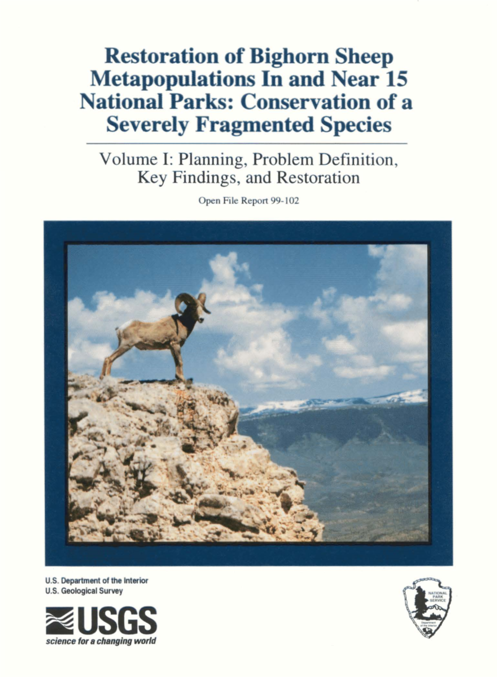 Restoration of Bighorn Sheep Metapopulations in and Near 15