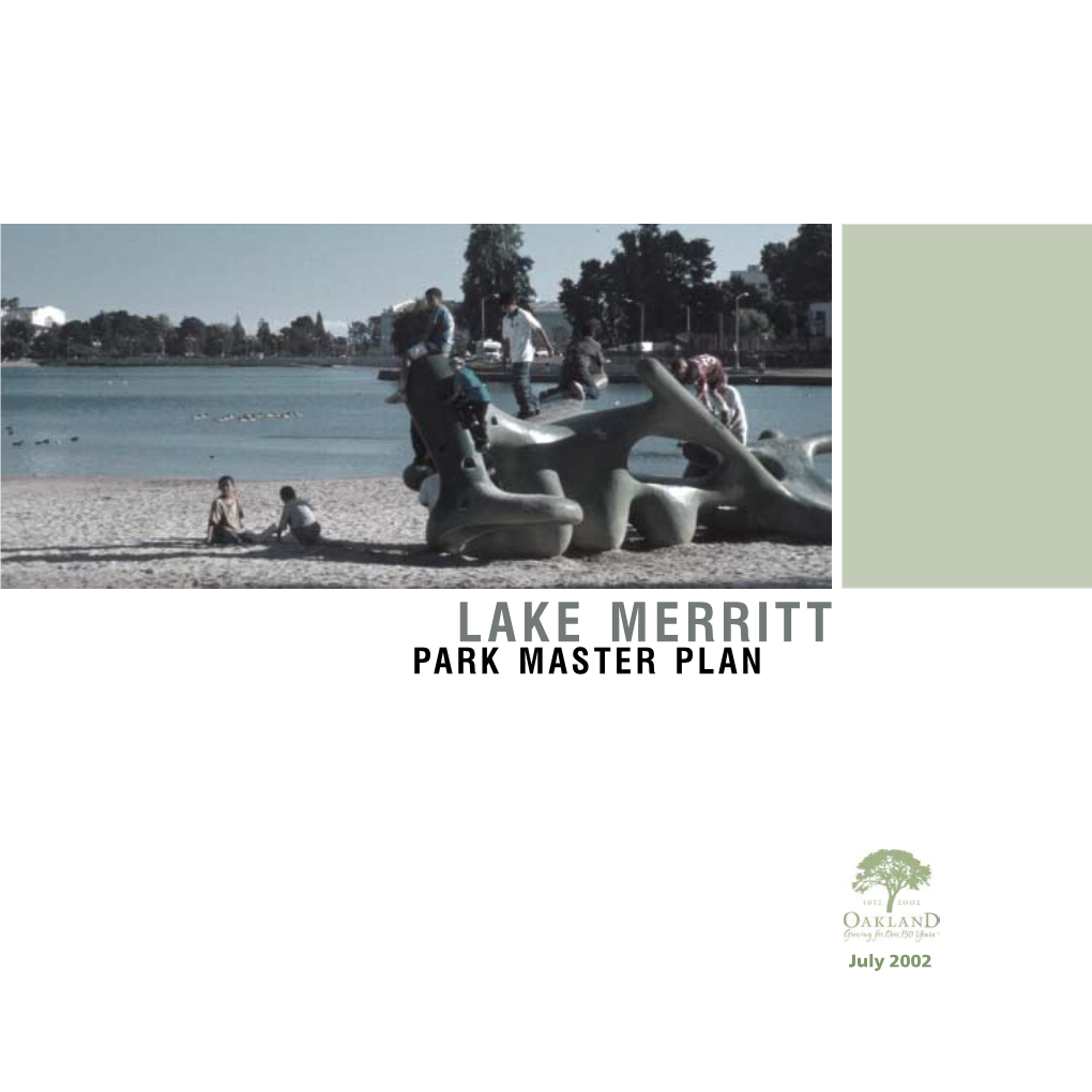 Lake Merritt Park Master Plan