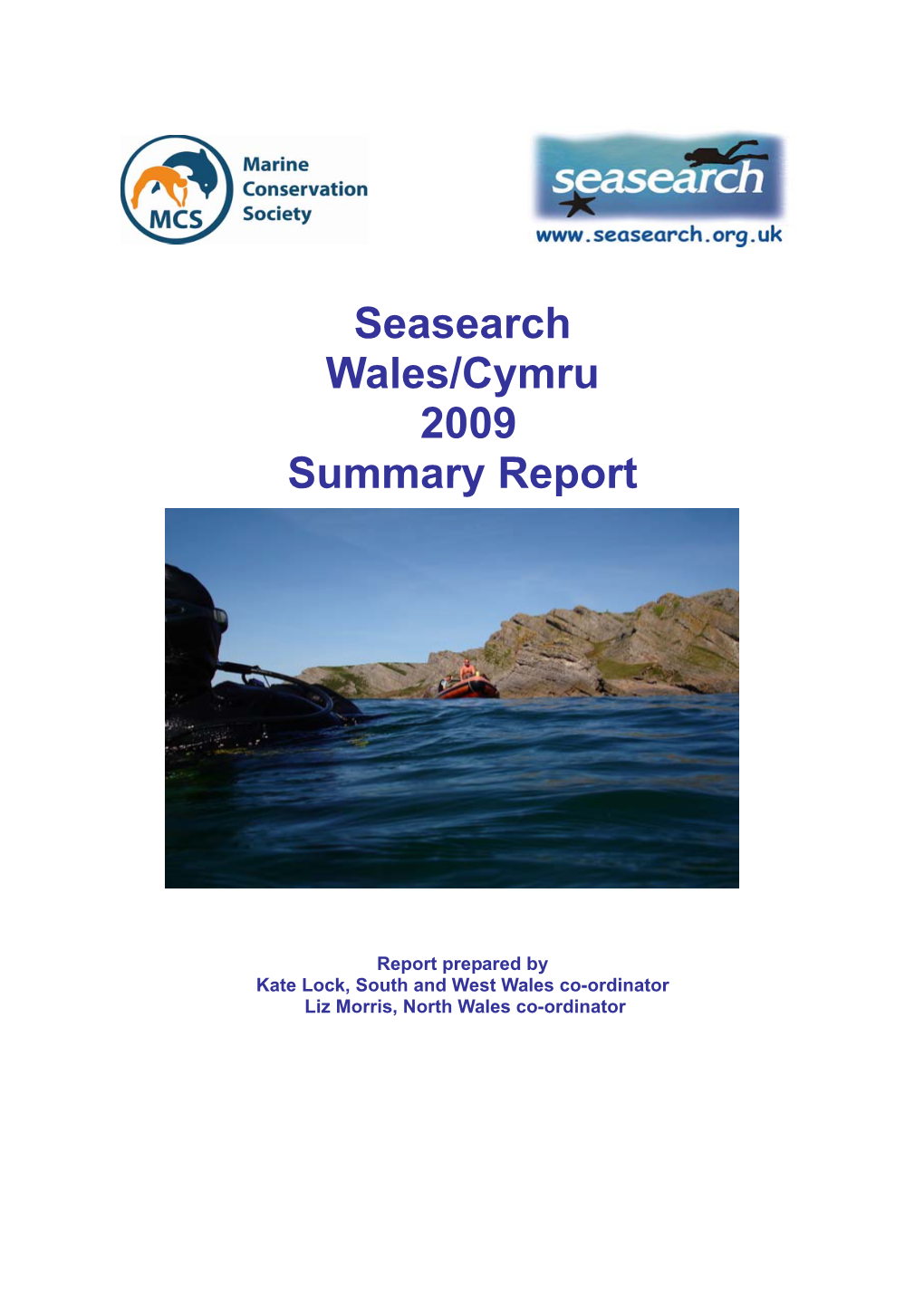 Seasearch Wales/Cymru 2009 Summary Report