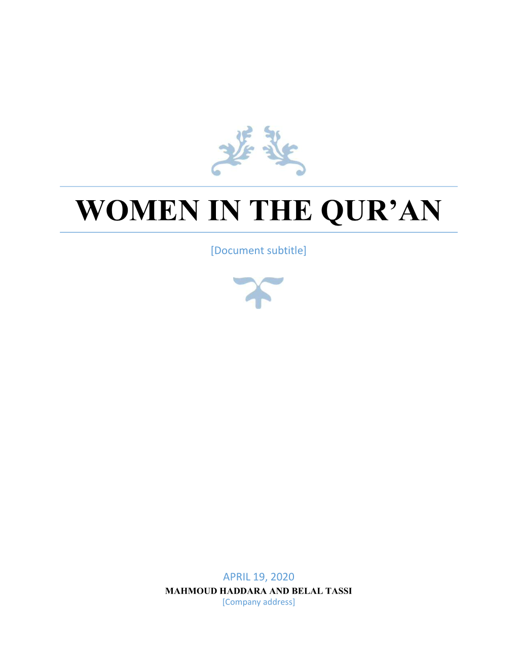 Women in the Quran