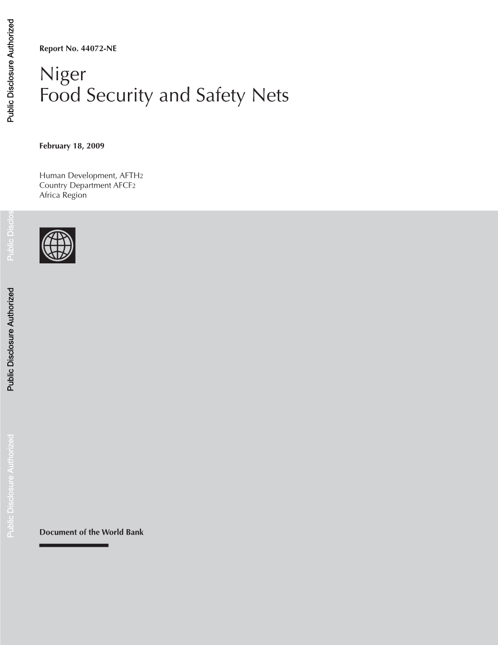 Different Conceptions of Food Insecurity and Vulnerability