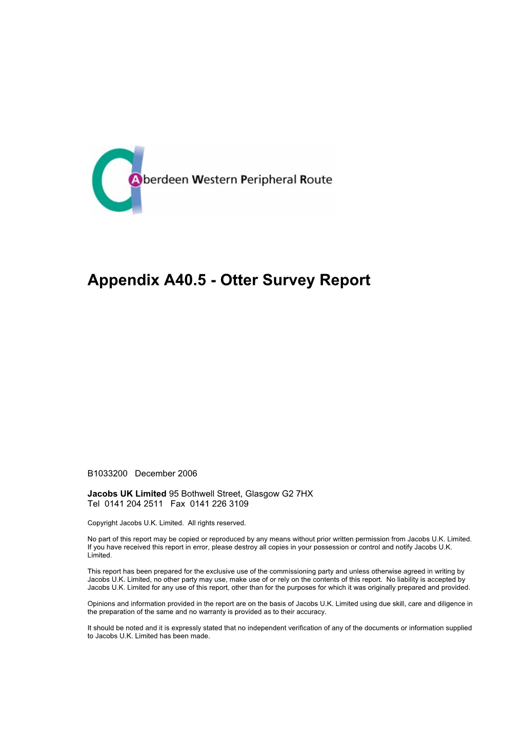 Otter Survey Report