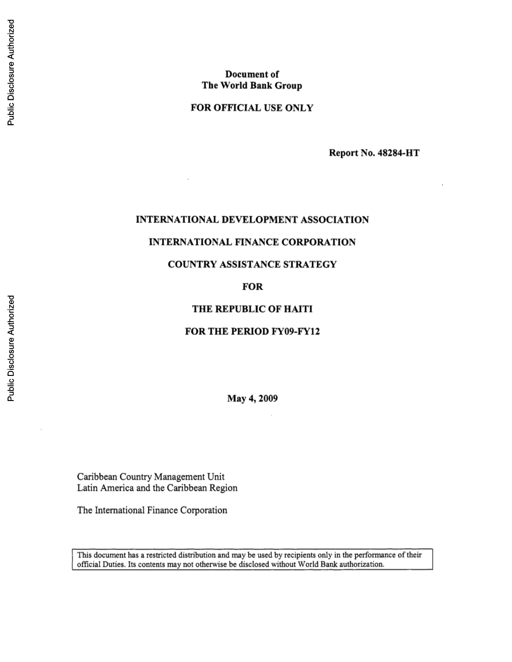 World Bank Document