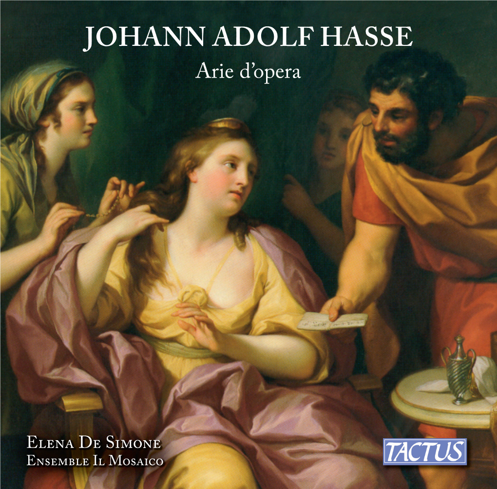 JOHANN ADOLF HASSE Arie D’Opera