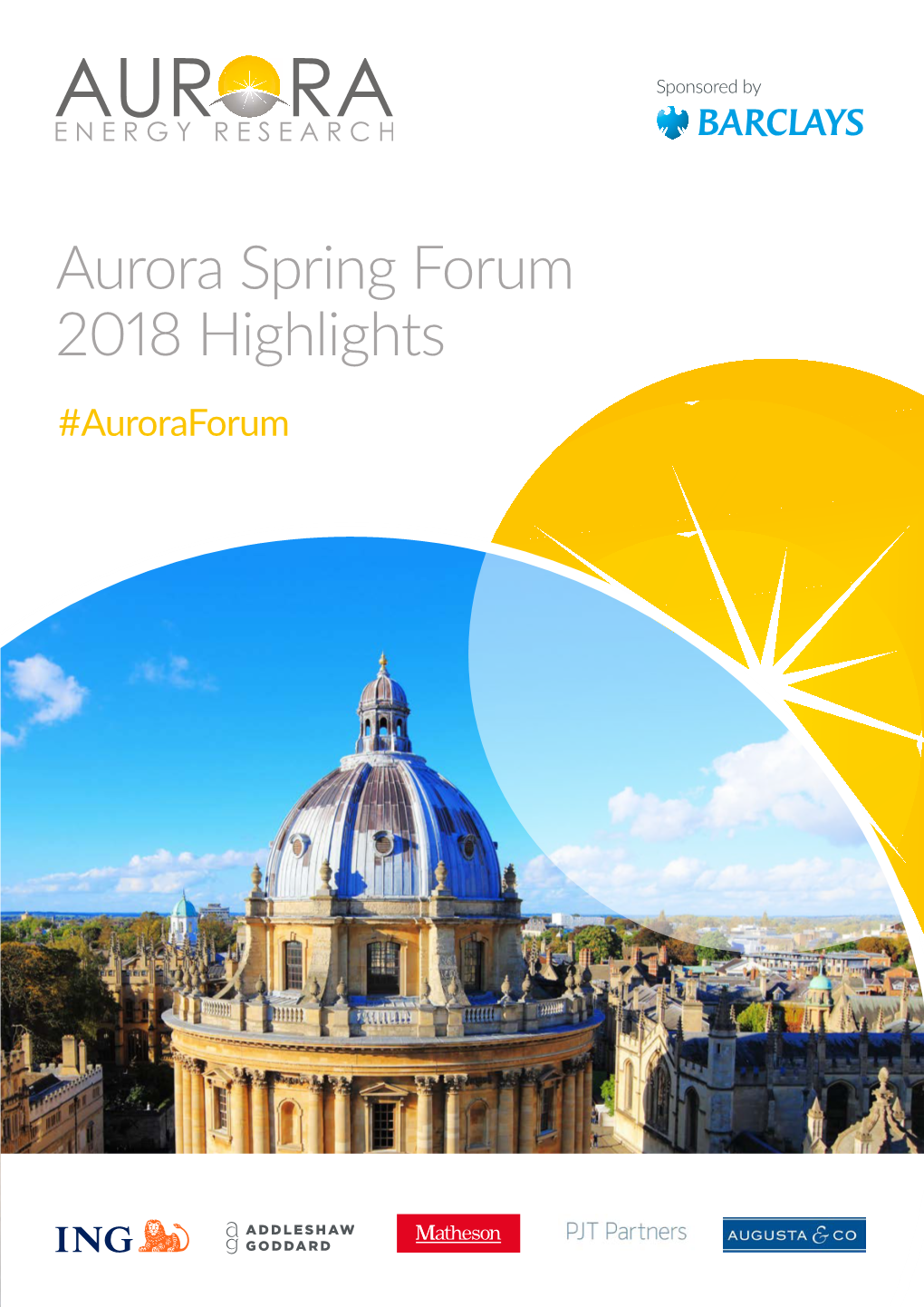 Aurora Spring Forum 2018 Highlights #Auroraforum Aurora Spring Forum Highlights 2018