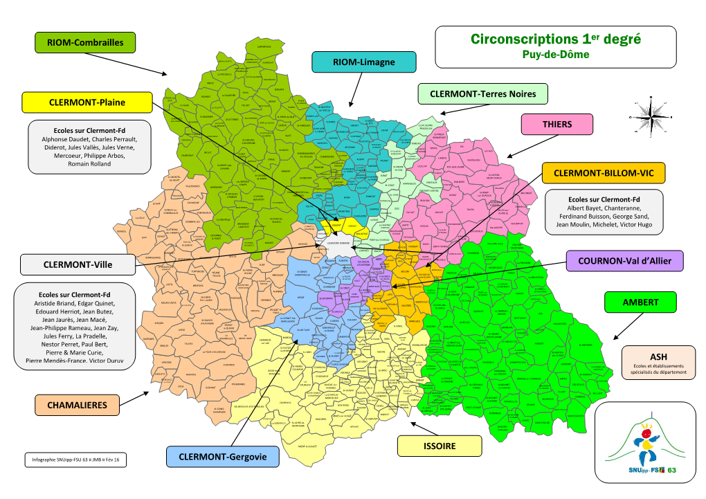 Circonscriptions 1Er Degré