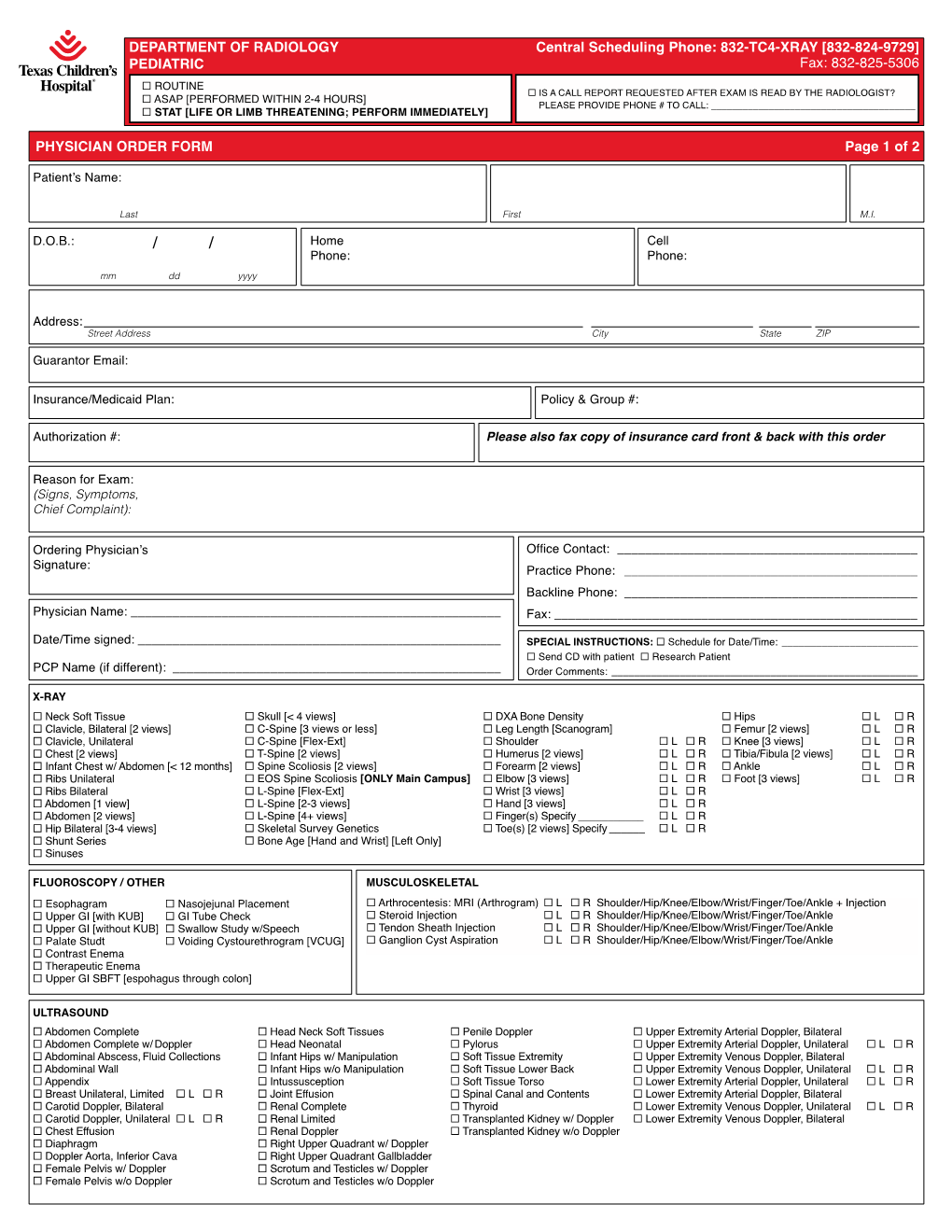 Radiology Referral Form.Pdf