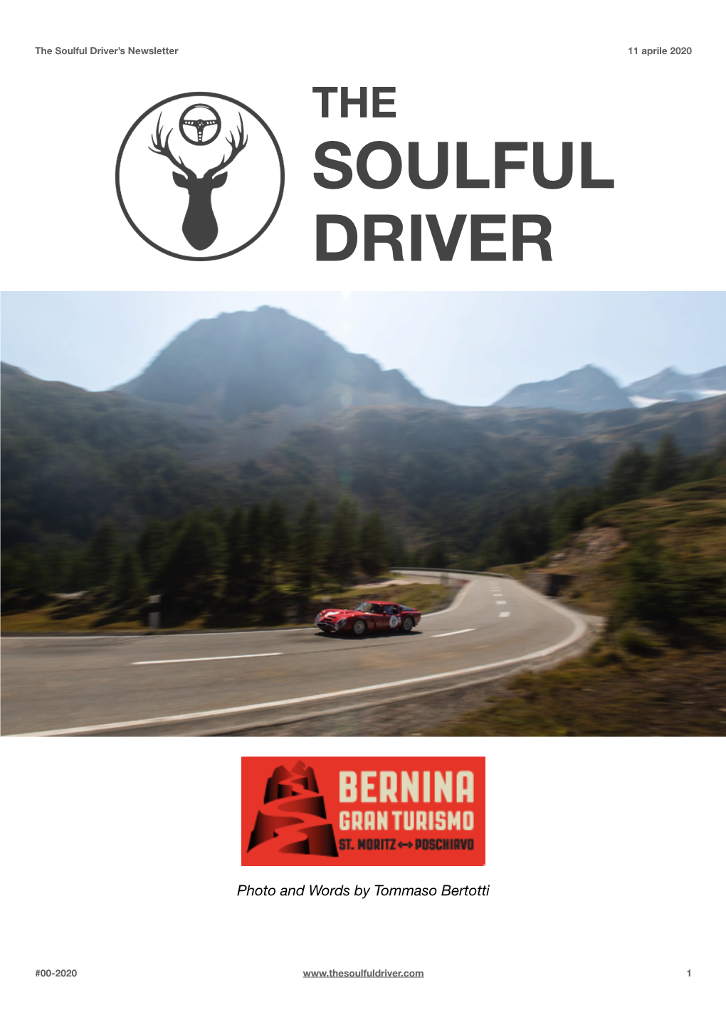 Soulful Driver’S Newsletter 11 Aprile 2020 the SOULFUL DRIVER