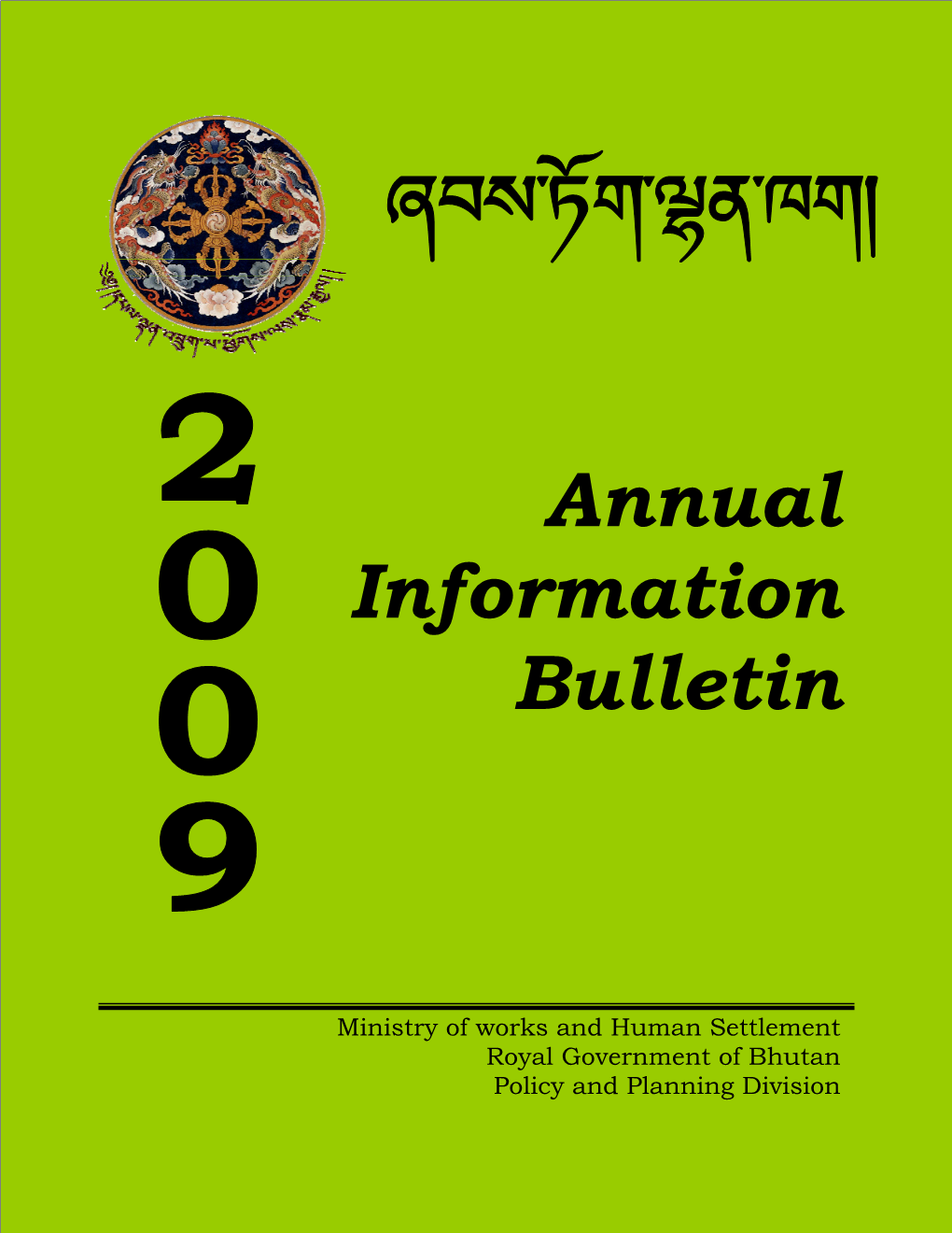 Annual Information Bulletin 2009