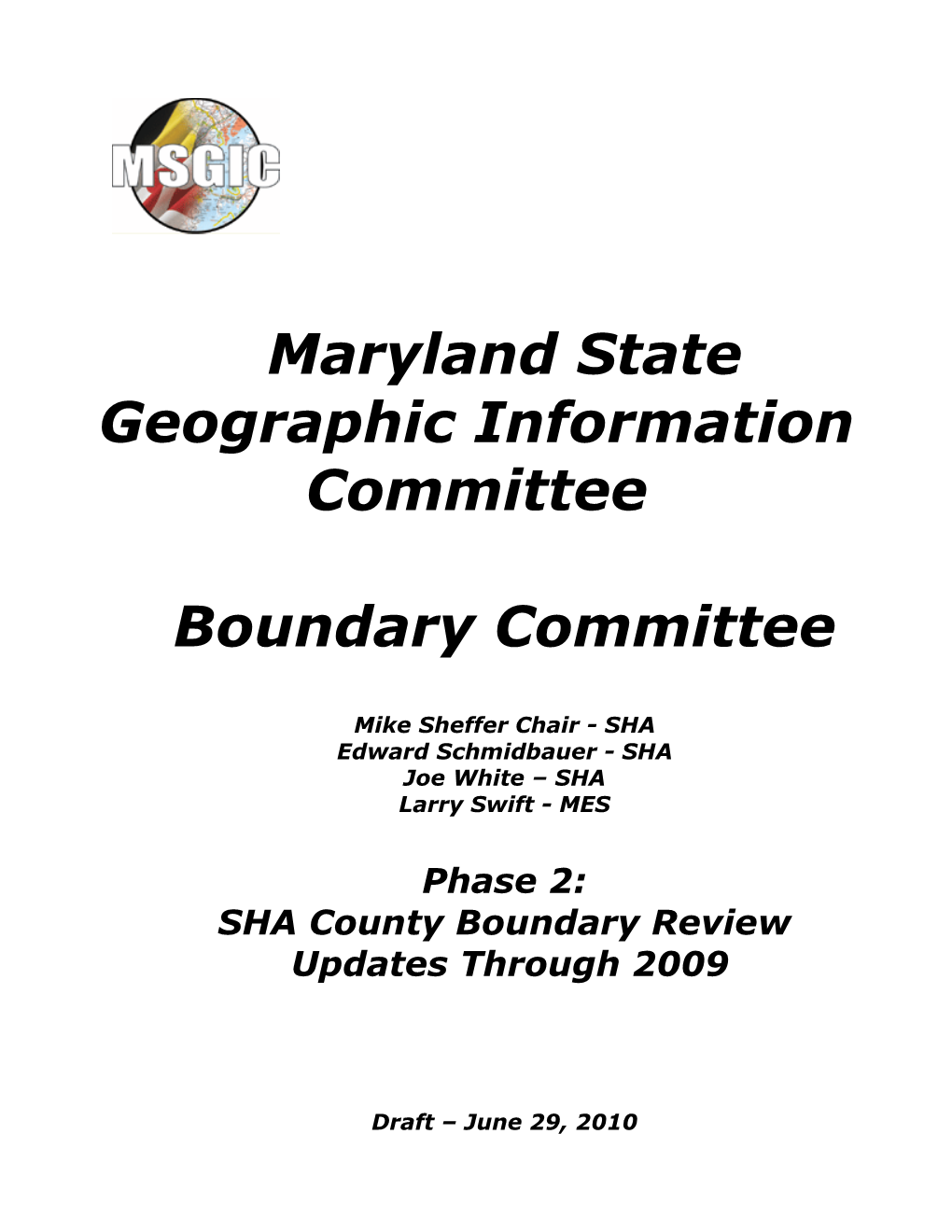 SHA Boundary Review Version 2