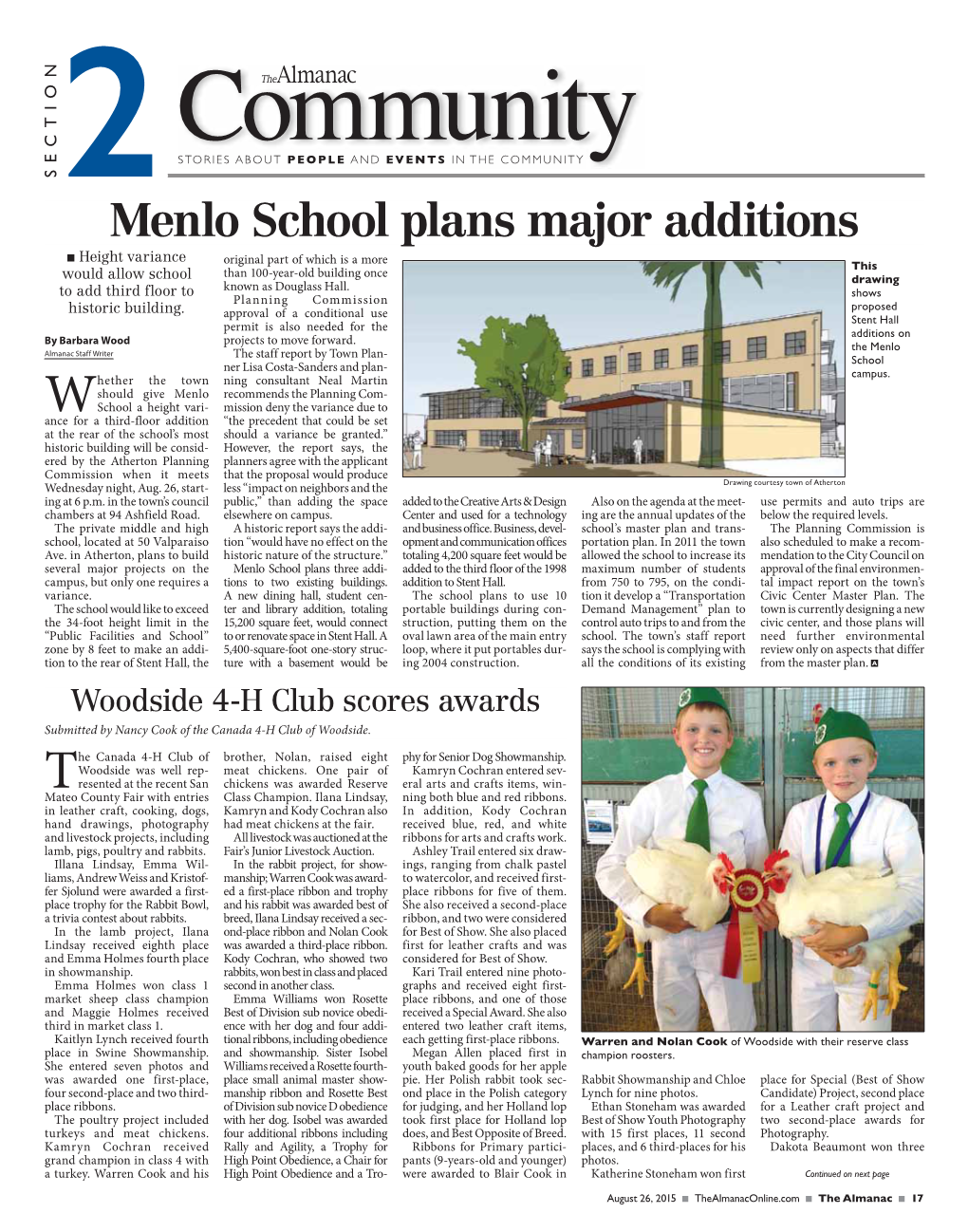 Menlo School Plans Major Additions
