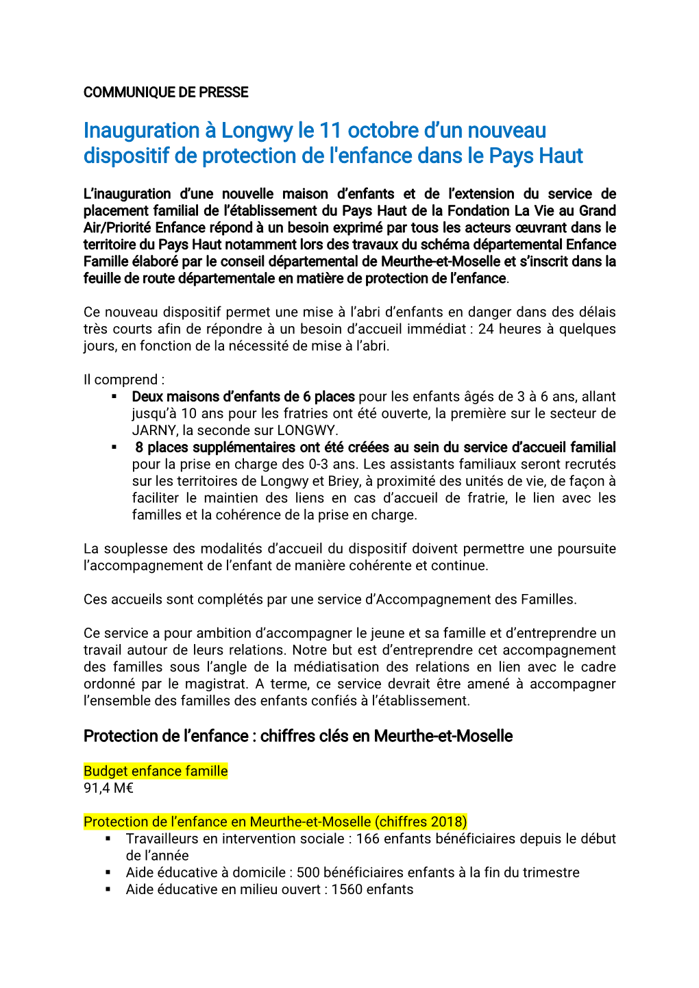 Inauguration À Longwy Le 11 Octobre D'un Nouveau Dispositif De Protection