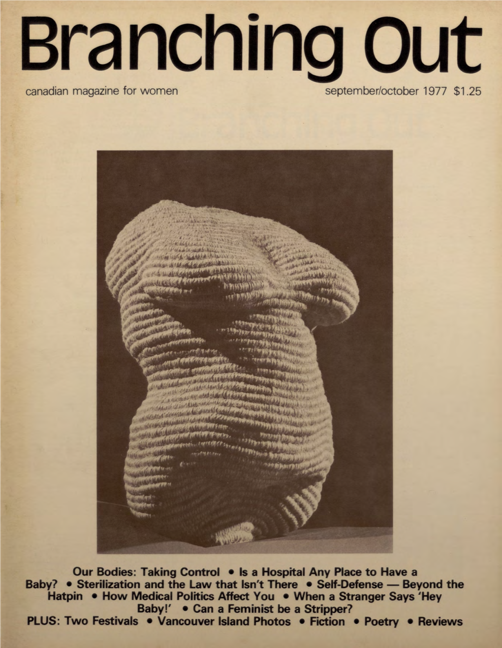 Canadian Magazine for Women September/October 1977 $1.25