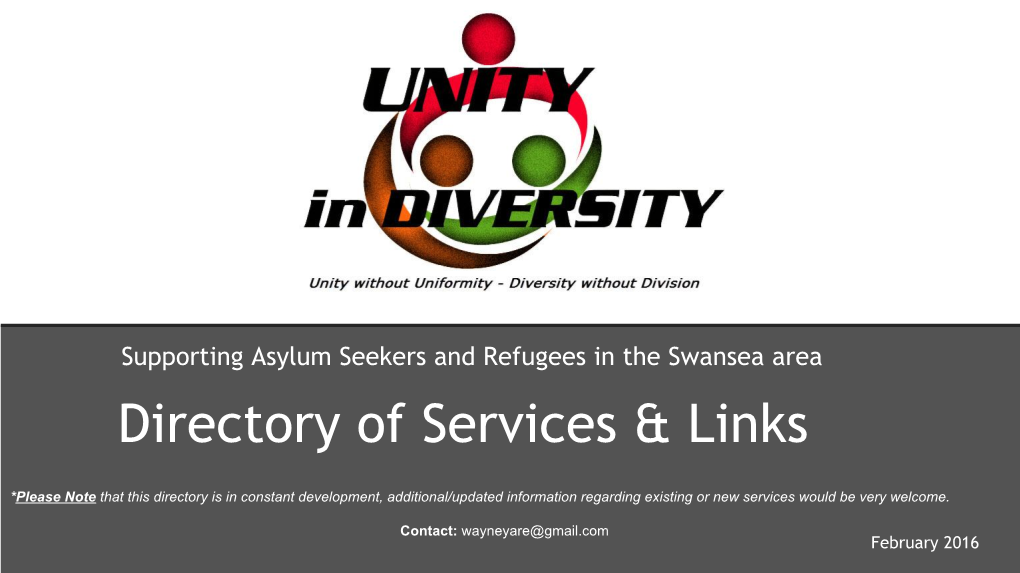 Directory of Services & Links