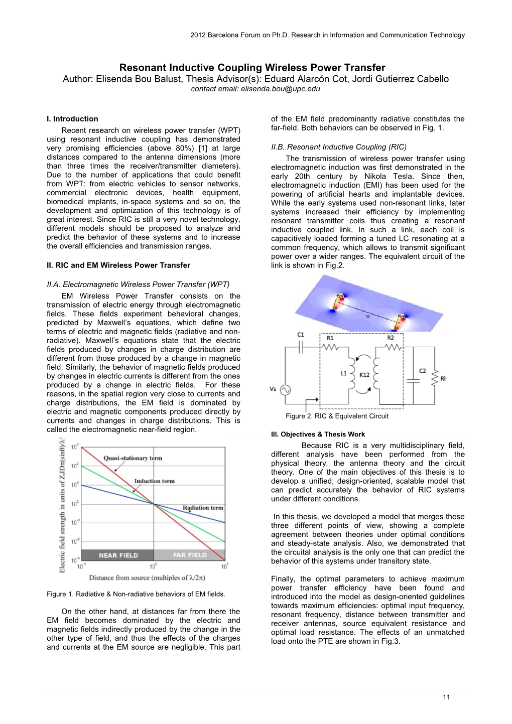 Resonant Inductive Coupling Wireless Power Transfer