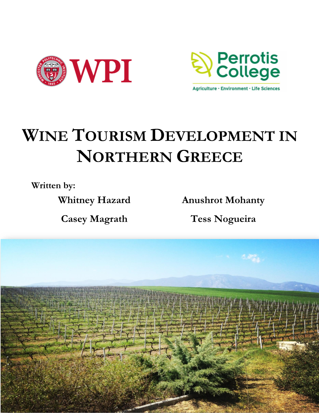 Wine Tourism Development in Northern Greece