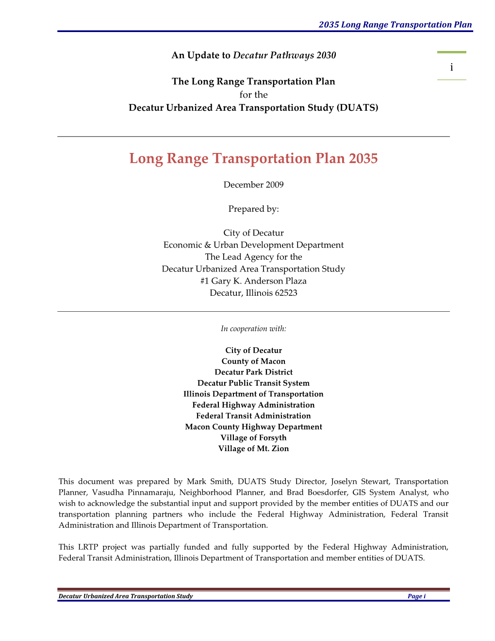 2035 Long Range Transportation Planopens PDF
