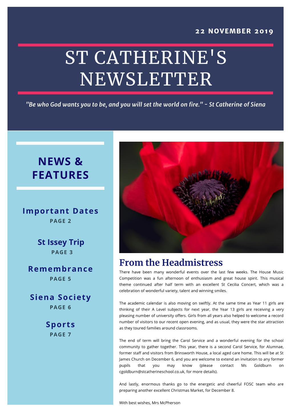 Senior Newsletter