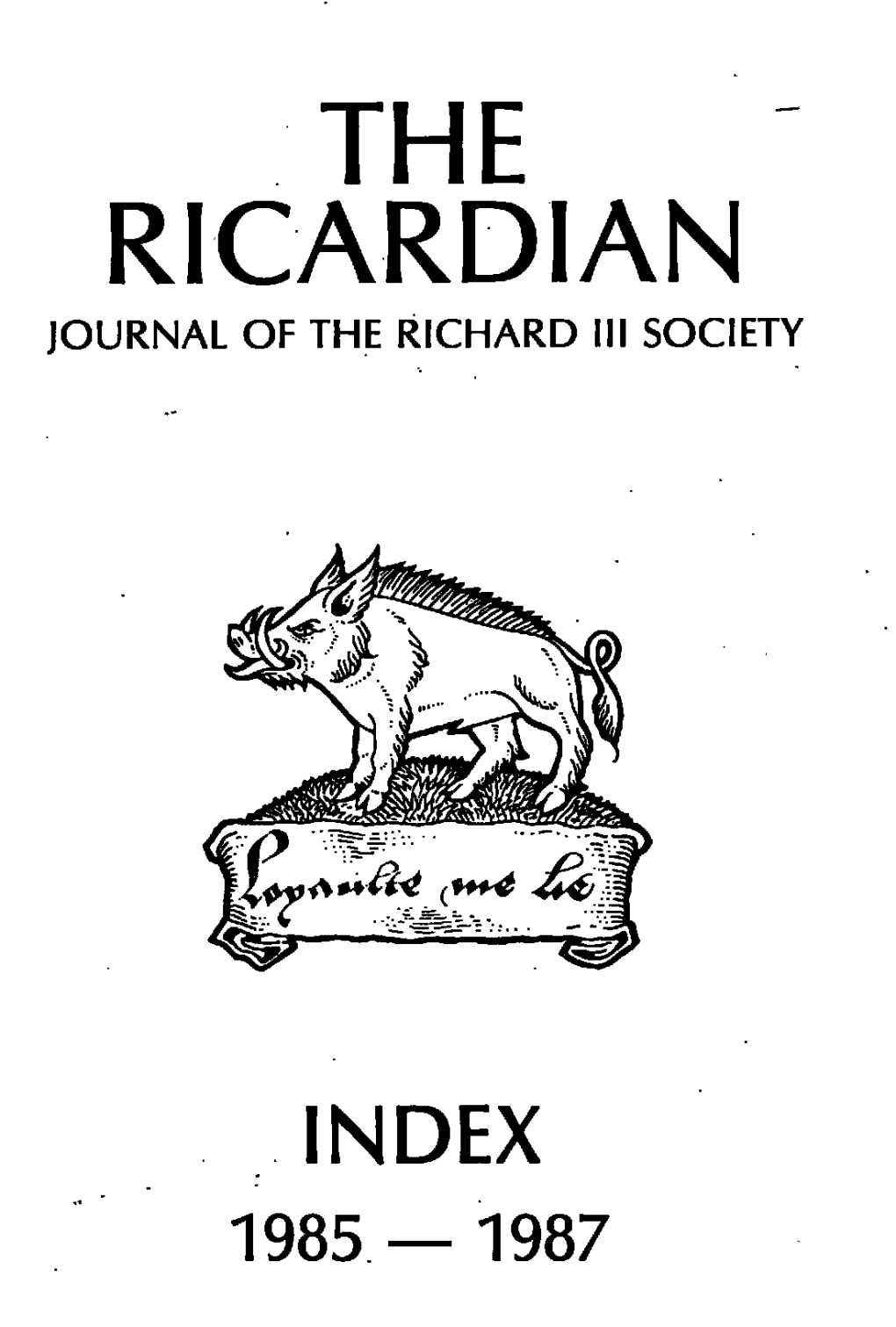 To the Ricardian