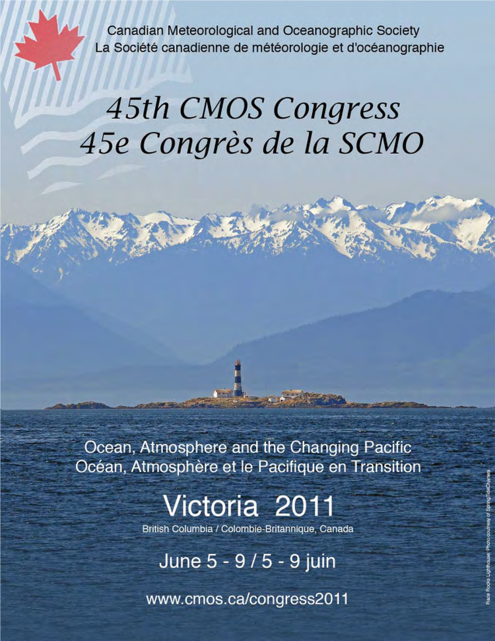 Program and Abstracts of 2011 Congress / Programme Et Résumés