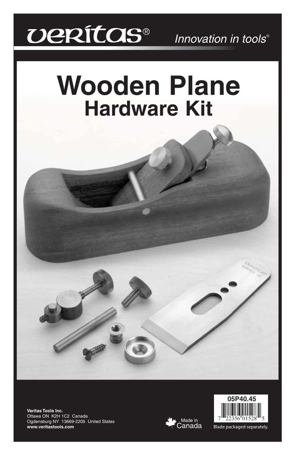 Wooden Plane Hardware Kit