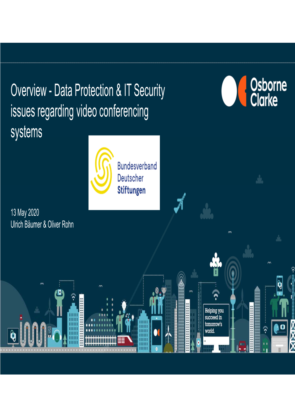 Overview - Data Protection & IT Security Issues Regarding Video Conferencing Systems