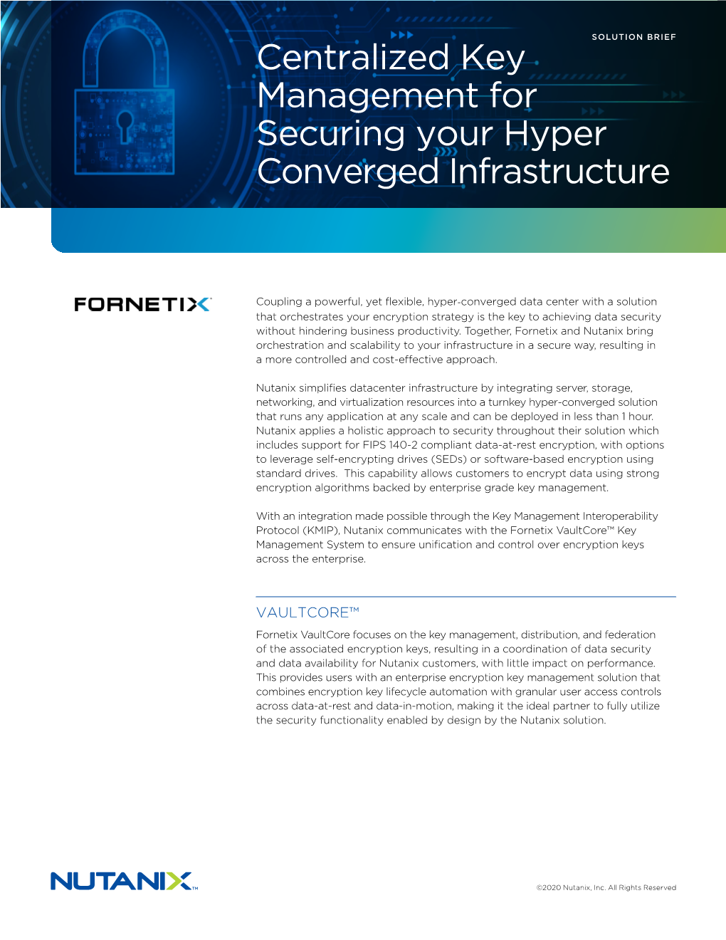 Centralized Key Management for Securing Your Hyper Converged Infrastructure