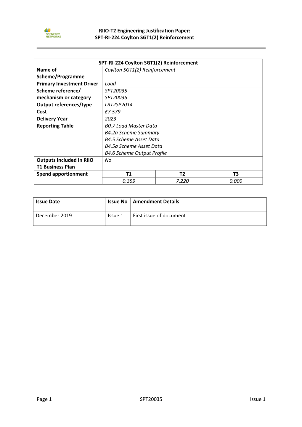 RIIO-T2 Engineering Justification Papers