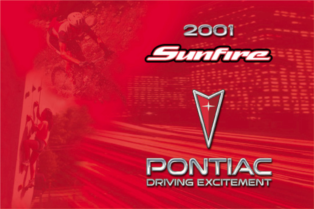 2001 Pontiac Sunfire Owner's Manual