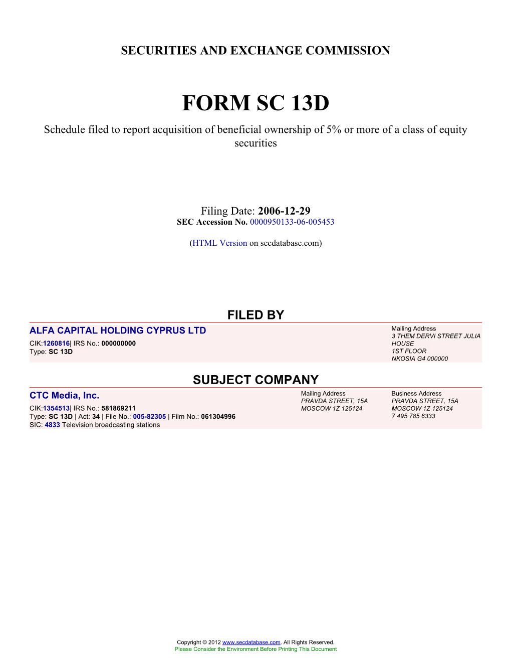 Alfa Capital Holding Cyprus