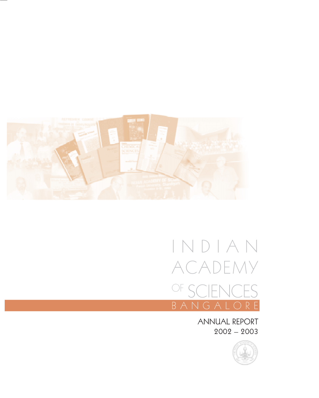 Bangalore Annual Report 2002 – 2003 Postal Address