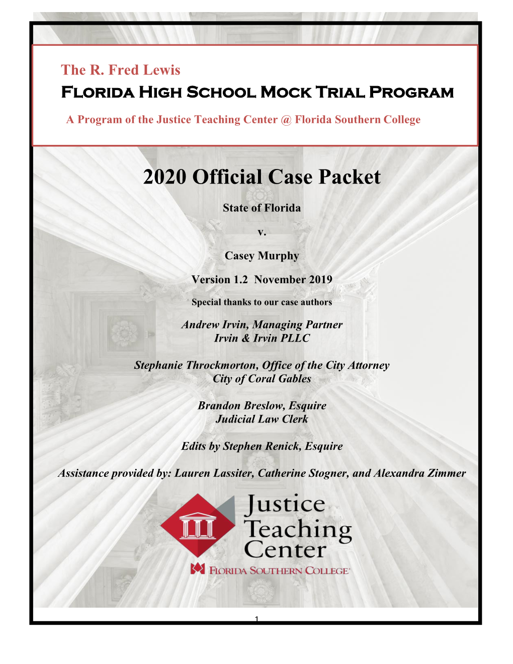 2020 Mock Trial Case