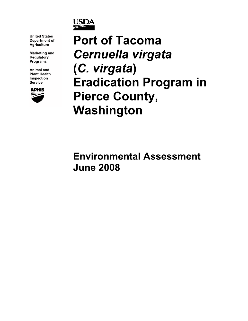 Port of Tacoma Cernuella Virgata (C