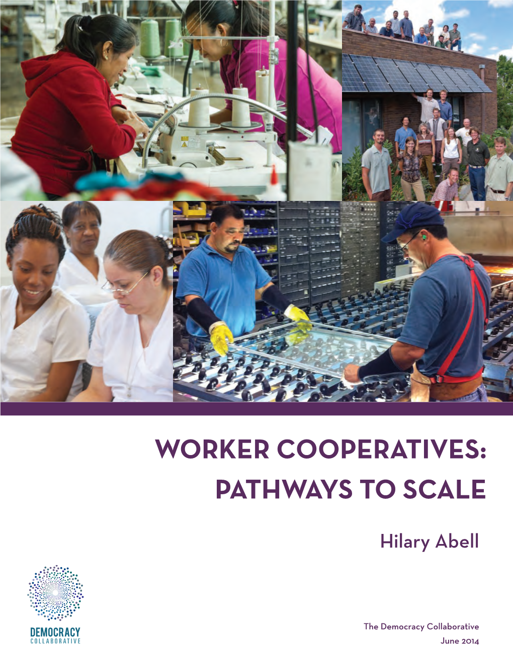 Worker Cooperatives: Pathways to Scale